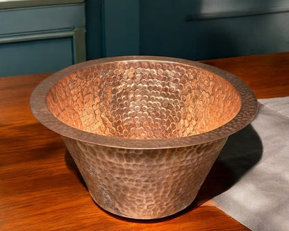 Hammered Copper Bar Sink