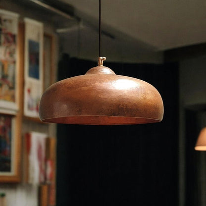 Rustic Copper Kitchen Island Pendant Light