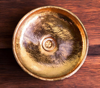 Oxidized Copper Sink Bathoom