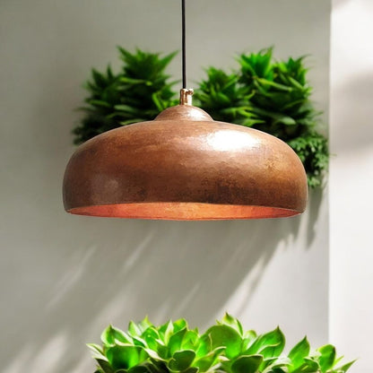 Rustic Copper Kitchen Island Pendant Light