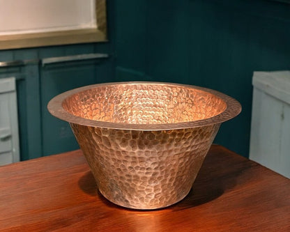 Hammered Copper Bar Sink