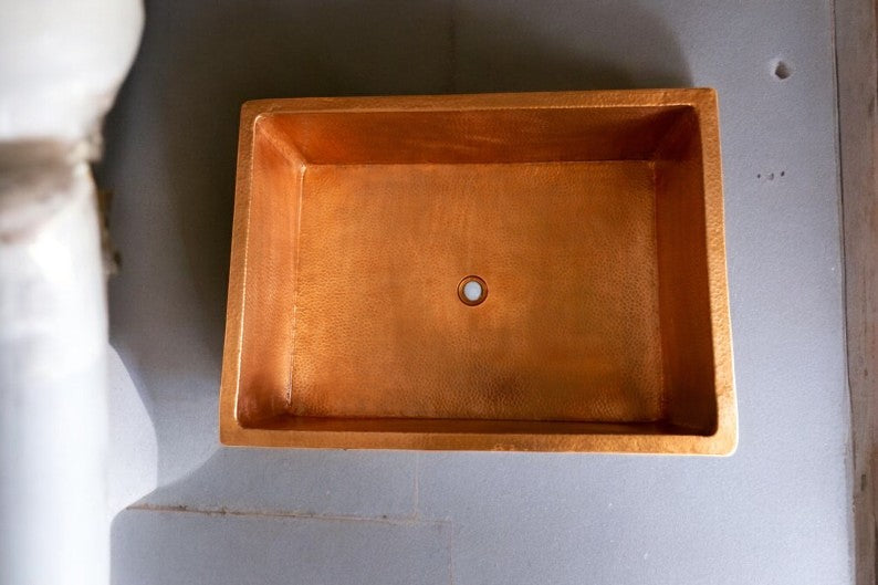 Copper Front Apron Sink