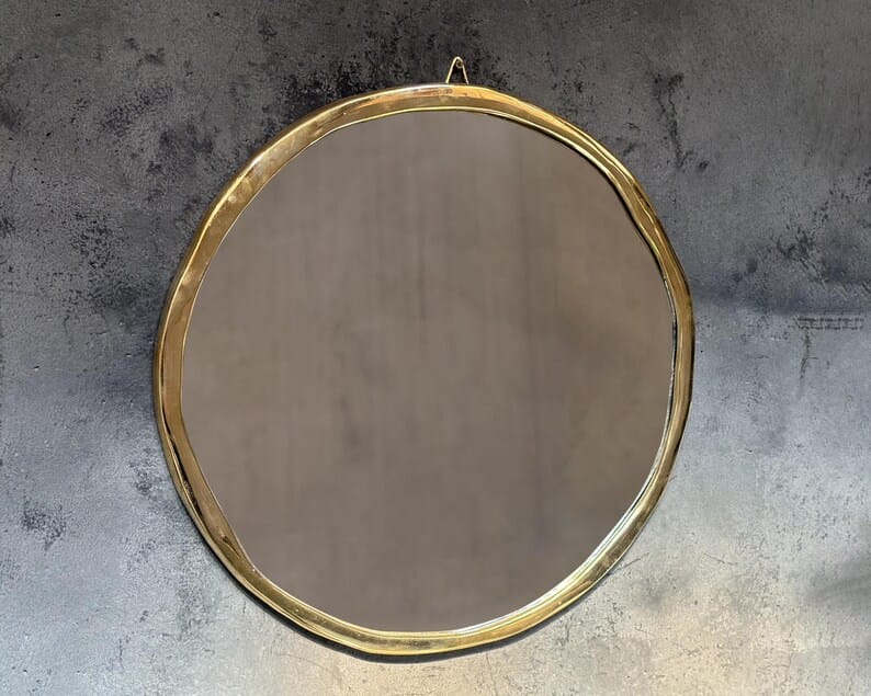 Round Vanity Mirror, Wall Mounted Mirror For Bathroom