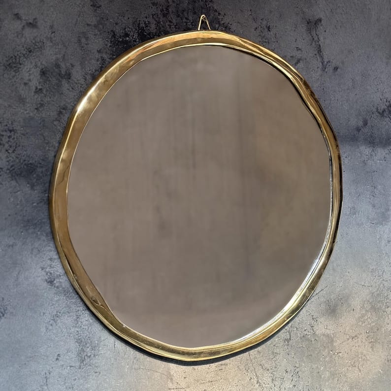 Round Vanity Mirror, Wall Mounted Mirror For Bathroom