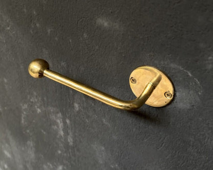 Unlacquered Brass Toilet Paper Holder