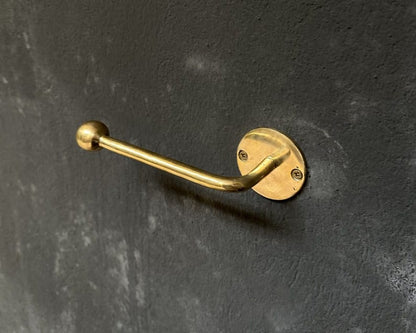 Unlacquered Brass Toilet Paper Holder