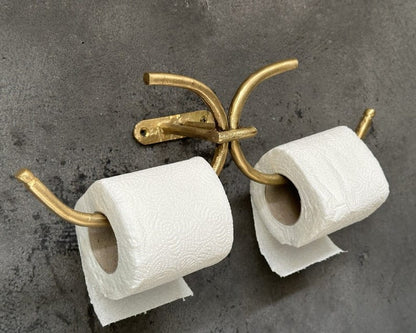 Bathroom Double Tissue Holder For 2 Rolls