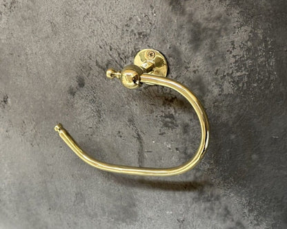 Unlacquered Brass Toilet Paper Holder