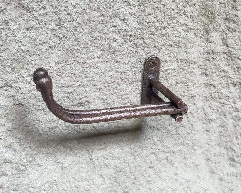 Aged Copper Toilet Paper Holder