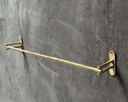 Solid Brass Towel bar Unlacquered Brass Towel Rack for Bathroom