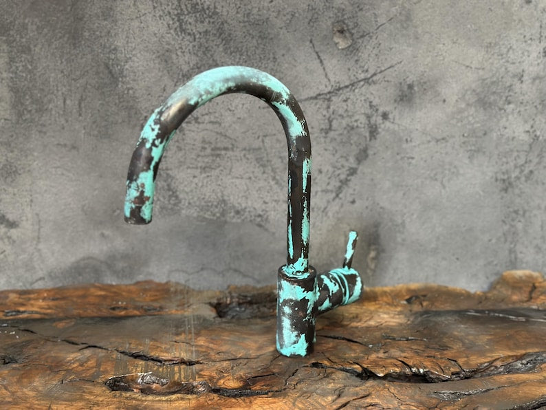 Oxidized Copper Mixer Bar Faucet