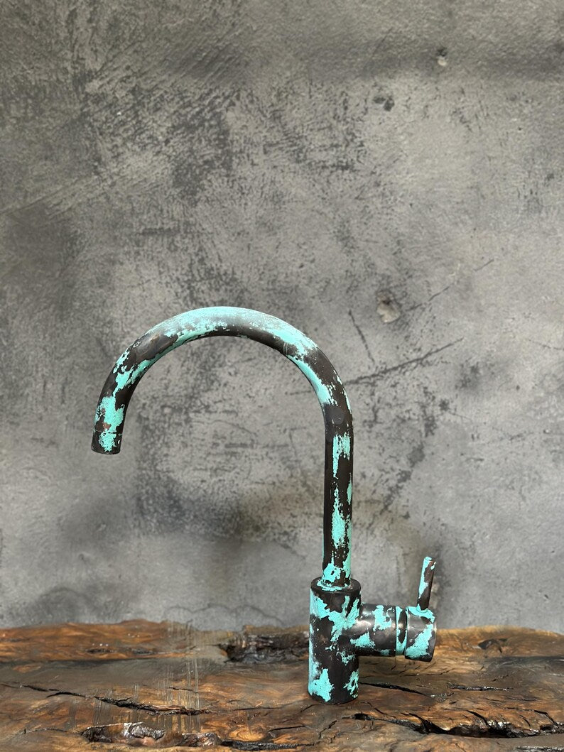 Oxidized Copper Mixer Bar Faucet