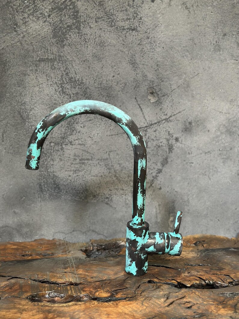 Oxidized Copper Mixer Bar Faucet