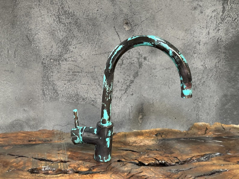 Oxidized Copper Mixer Bar Faucet